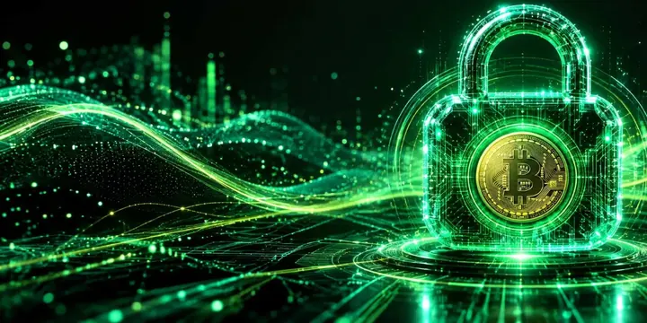 Digital padlock made of circuits protecting a crypto coin